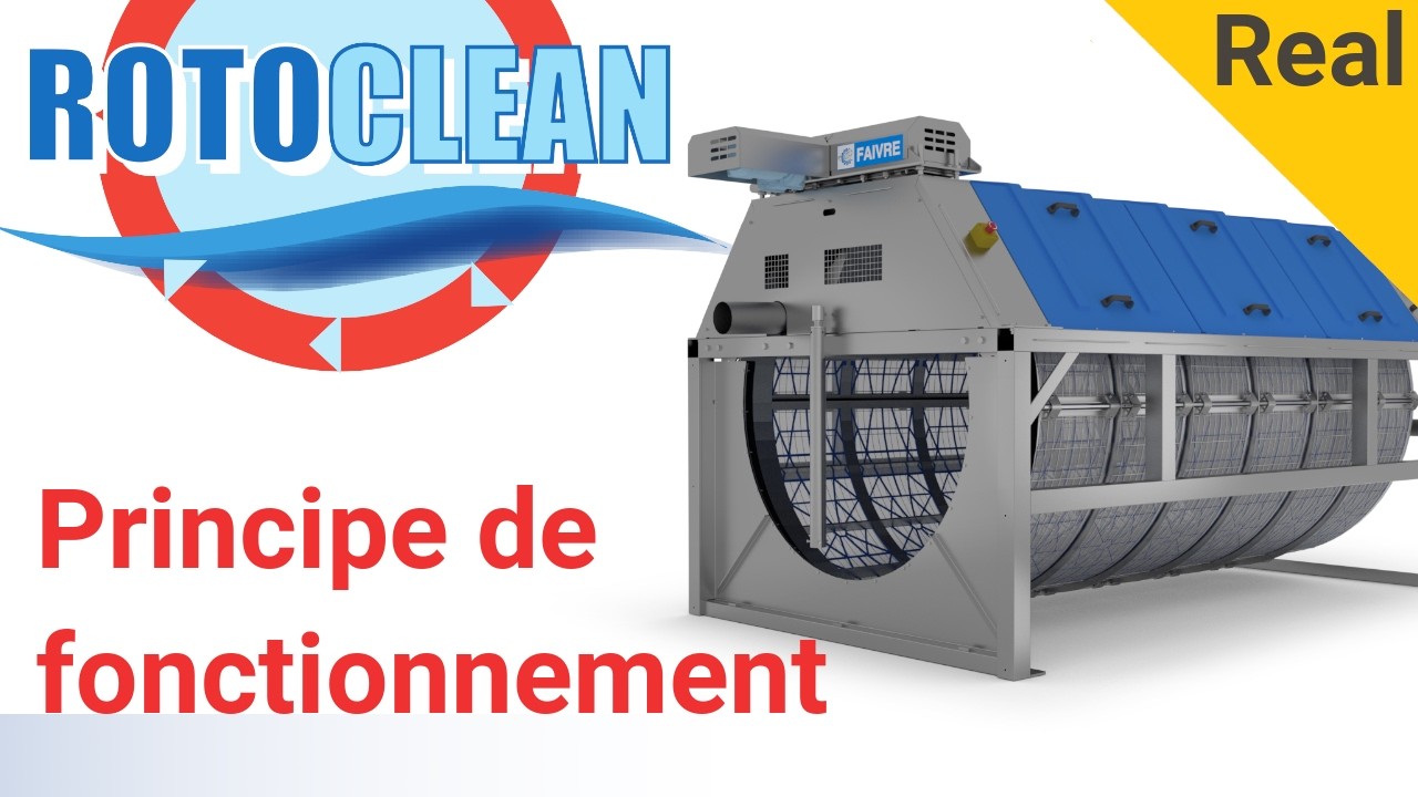 Filtre rotoclean principe de fonctionnement (French)