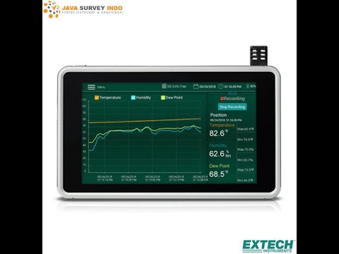 Extech RH550 Humidity/Temperature Chart Recorder with Touch Screen ...