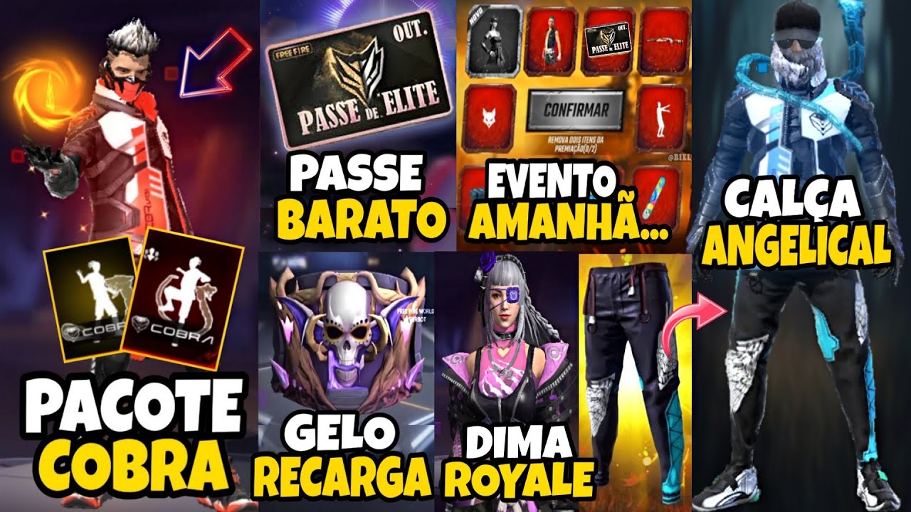 Free Fire, Calça Angelical, Passe Antigo