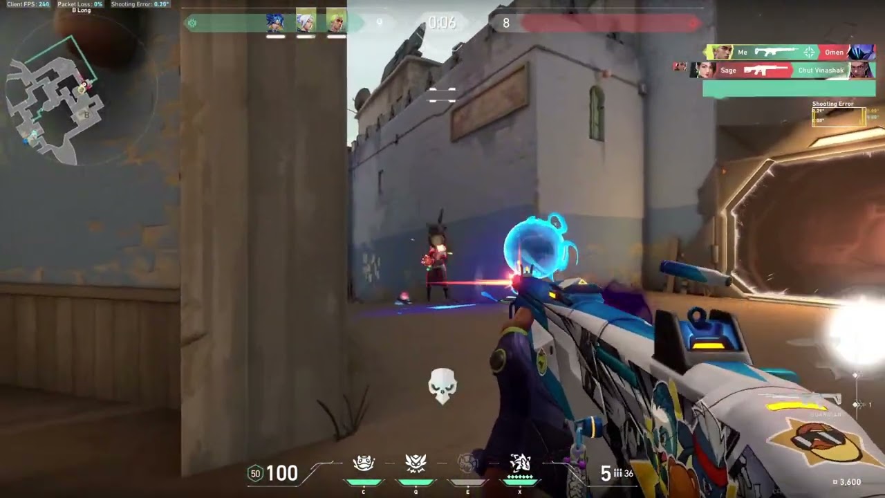 Blind but Deadly! Guardian 3K Kill in Valorant! 💥 | zooZooIsLive