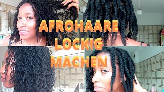 SCHÖNE AFRO LOCKEN OHNE HITZE | SUPER BRAIDOUT FÜR MICROLOCS