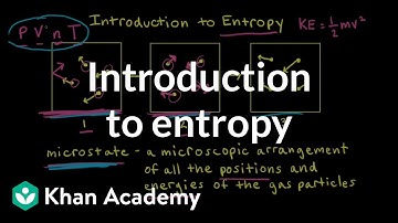 Introduction to entropy | Applications of thermodynamics | AP Chemistry | Khan Academy