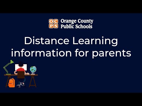 OCPS | Distance Learning Information for Parents