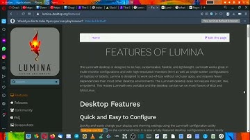 Debuting Lumina Desktop.