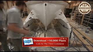 Building a COMFORTABLE Catamaran from Scratch with Plans