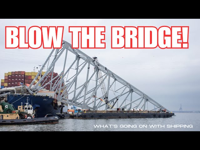 FIRE IN THE HOLE! | Baltimore to Blow the Key Bridge Off MV Dali class=