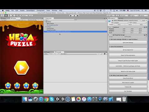 Block! Hexa Puzzle Unity Source Code: Change Admob ids and setup in-app purchase