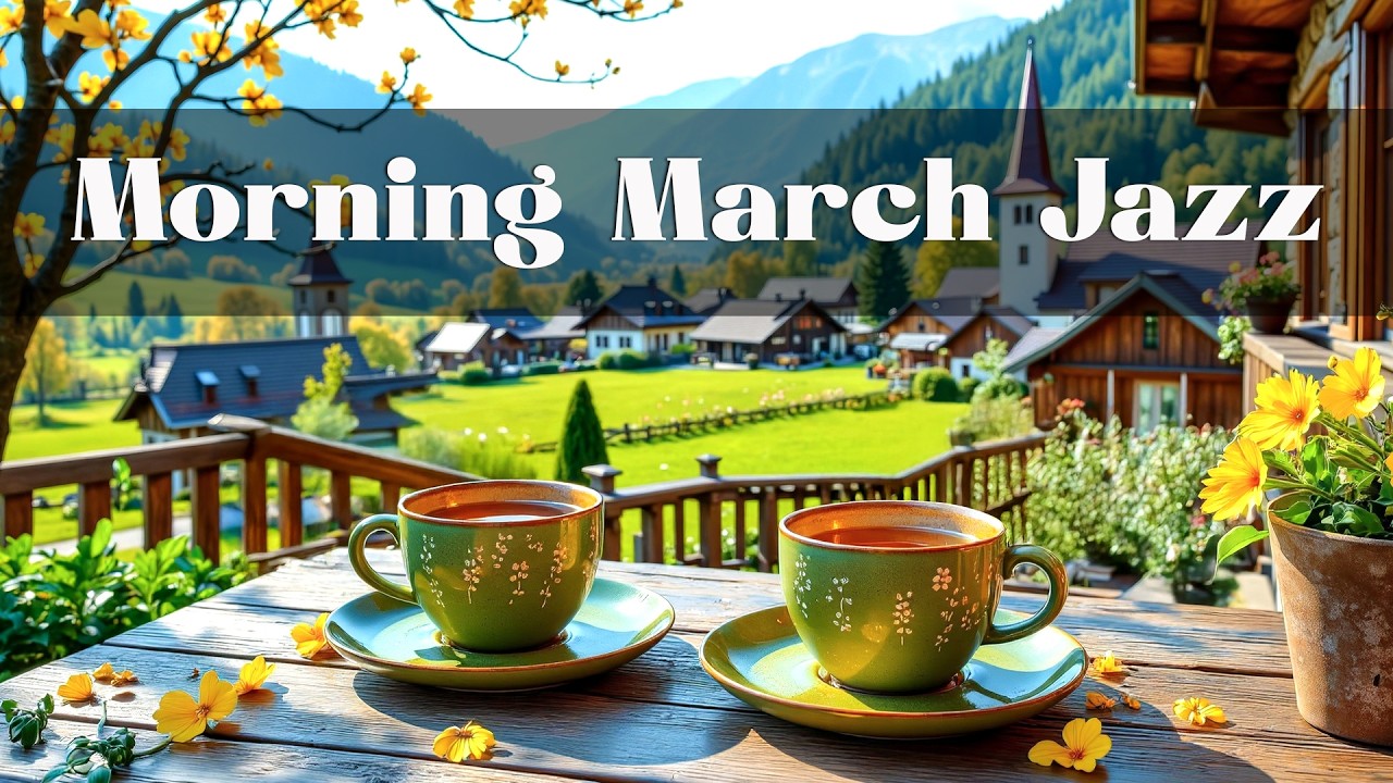 Morning March Jazz ☕ Exquisite Bossa Nova Piano & Soft Jazz Cafe Background Music for Great Moods