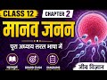 Class 12 Biology Chapter 2 | मानव जनन Full Chapter Explanation in Hindi | NCERT + Board + NEET