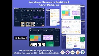 Deposito Warehouse Dashboard Responsive Bootstrap 5 Admin Template