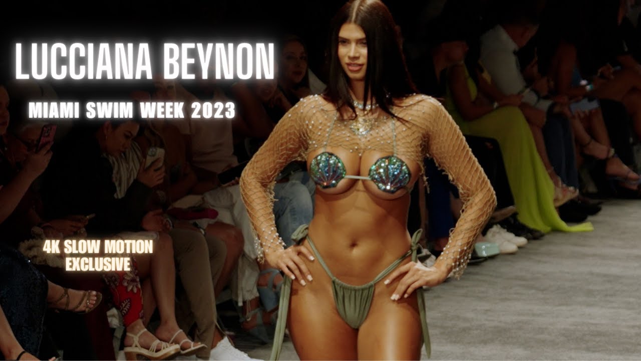 Lucciana Beynon in slow motion / Miami Swim Week 2023
