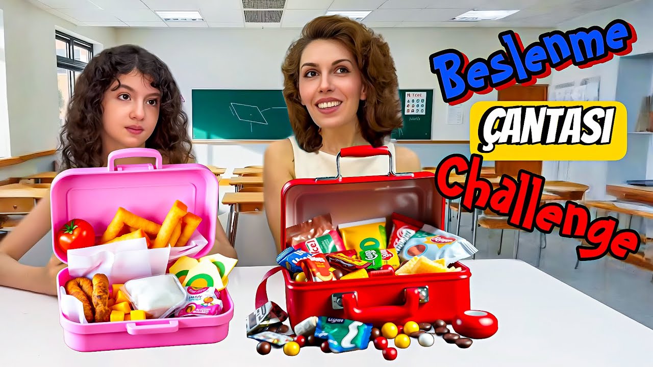 BESLENME ÇANTASI CHALLENGE!!! | Esmanur ve Sara