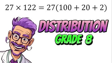 What is the distributive law? (Grade 8 Mathematics)