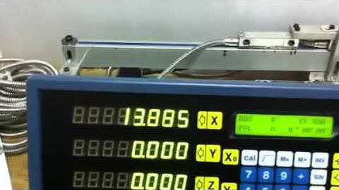 TDS-3i DRO Training - RI function - TheDROstore.com mTECH TECH 3i