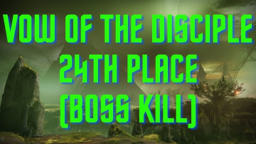 Rhulk, Disciple of the Witness 24th Place Contest Mode Clear (Destiny 2)