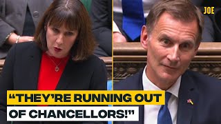 Rachel Reeves dismantles Jeremy Hunt's economic plan in House of Commons