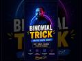 JEE Main 2026 Math is LENGTHY! Save Time with this Binomial Trick ⏳🔥