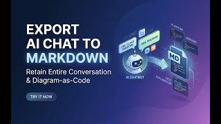 How to Export AI Diagram Chats to Markdown (Full Conversation & Code)