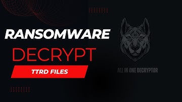 Decrypt Ransomware Attack Encrypted File | Stop/DJVU ransomware| TTRD files decrypted