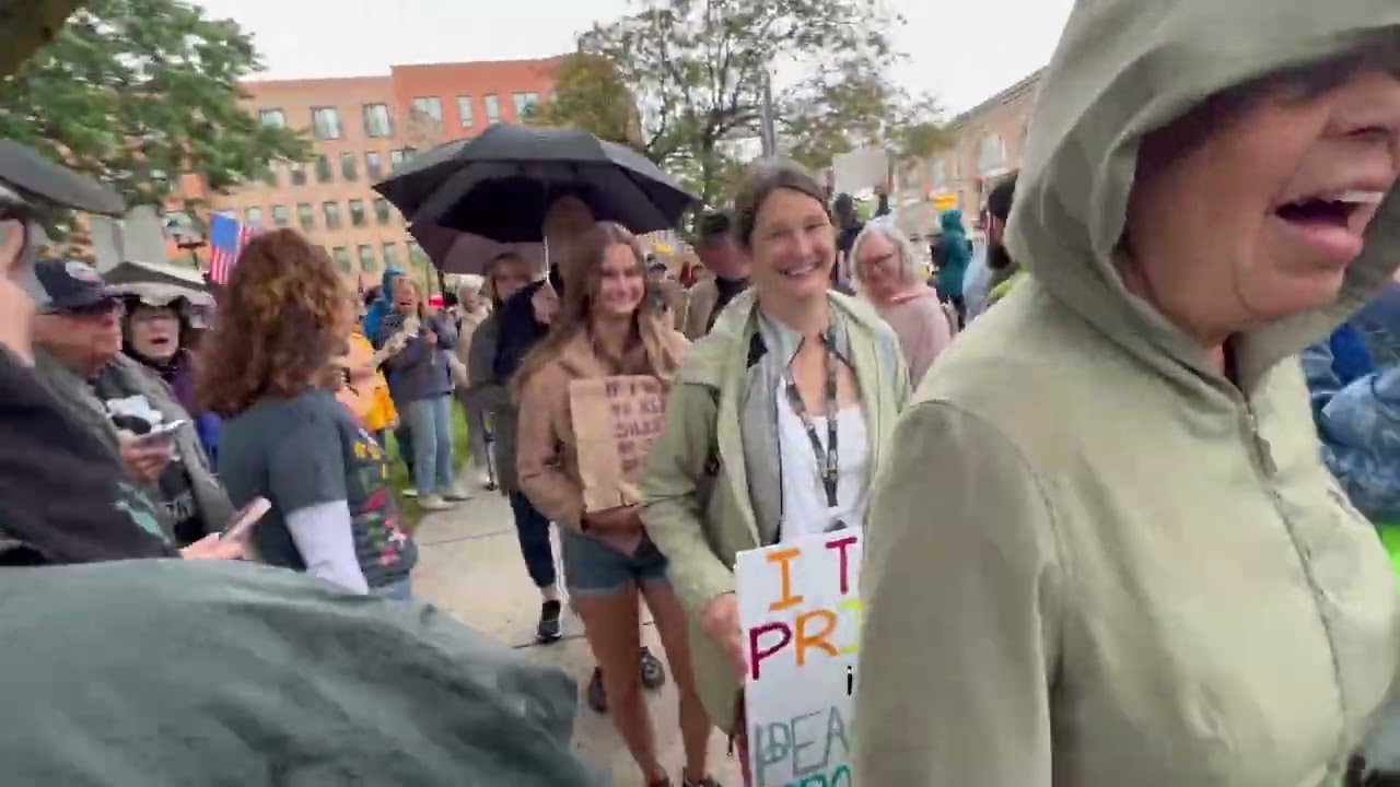 No Kings Rally, Waltham, Massachusetts