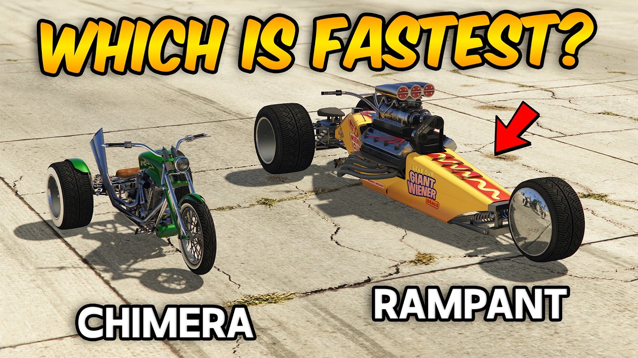 GTA 5 ONLINE - RAMPANT VS CHIMERA (WHICH IS FASTEST?) - YouTube
