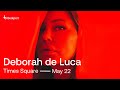 Debora.elucamusic live  times square new york  hard pop album launch