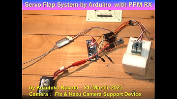 Servo Flap System by Arduino  with PPM RX