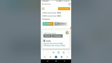How To Withdraw New Version CakeCore