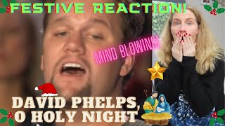 FESTVE REACTION! David Phelps, O Holy Night 🎄🙏🏻🌟 #FestiveReactions #David Phelps #ALittleMoreOfLisa