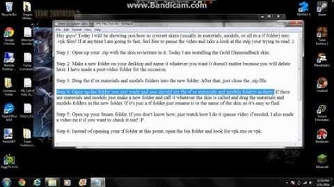 How To Convert Team Fortress 2 Skins into .VPK Files