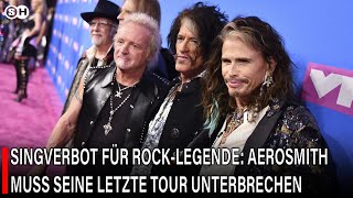 Singverbot Für Rock-Legende Aerosmith Muss Seine Letzte Tour Unterbrechen