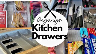 Kitchen Junk Drawer Organization| Decluttering Drawers| Spring Cleaning Kitchen