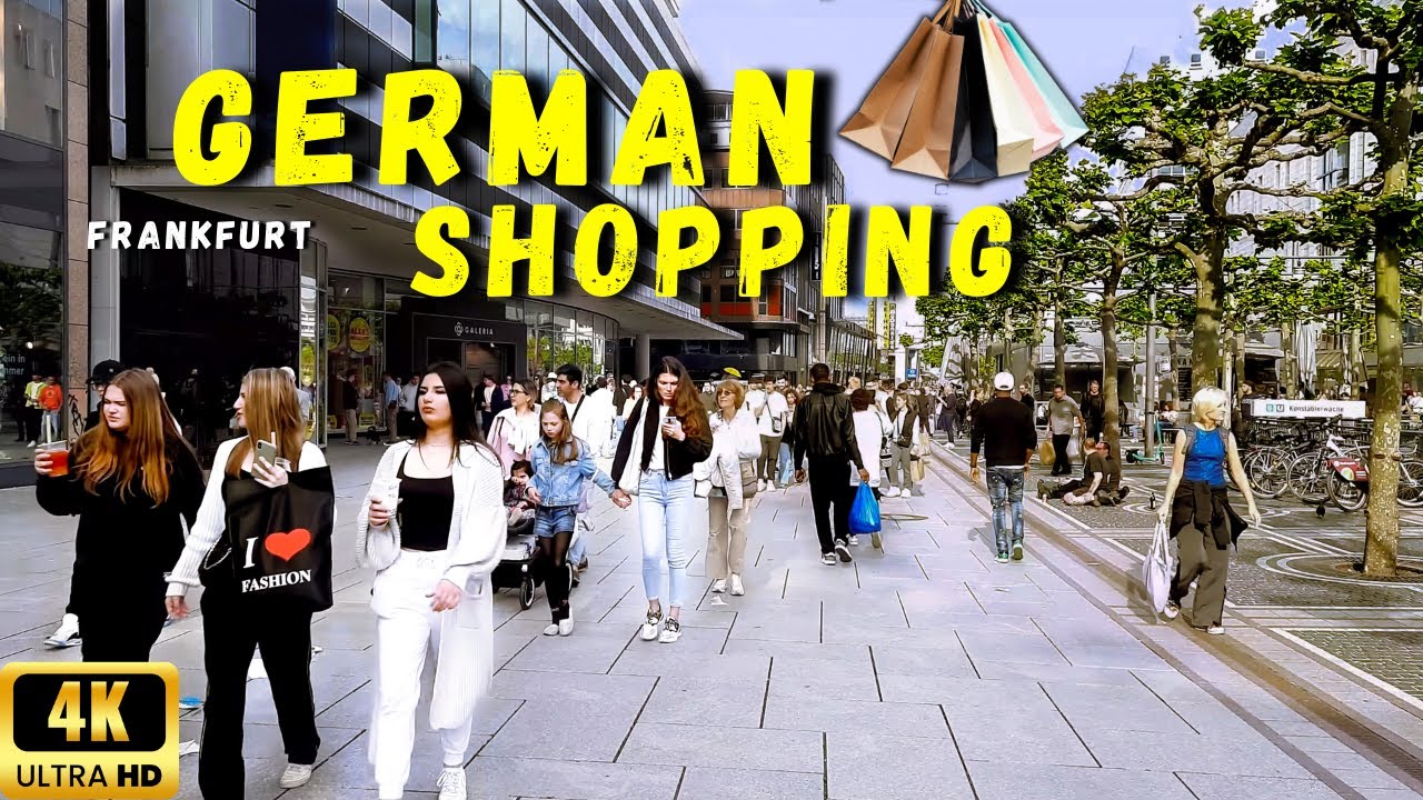 Shopping In Germany Frankfurt Germany Walking Tour Frankfurt