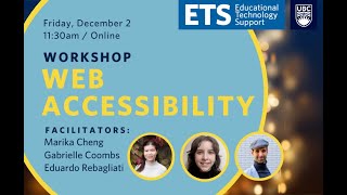 Web Accessibility for Administrators Workshop