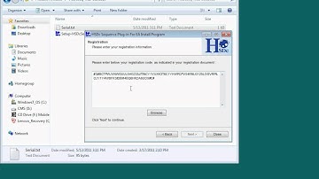 HSDc SequencePlugin Generator onEA Installation