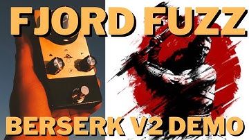 Fjord Fuzz Berserk V2 guitar effects pedal demo.