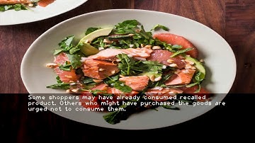 Health alert issued for salads  wraps from Trader Joe