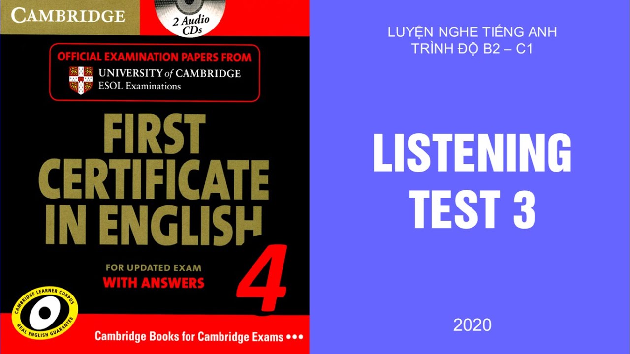 FCE 4 - TEST 3 - YouTube