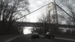 Entrance to George Washington Bridge from Henry Hudson Parkway from the North