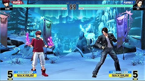 Orochi Chris vs Kyo Kusanagi (Hardest AI) - KOF XV