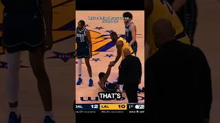 LeBron Helped EVERYONE Up… Except THIS Player 😳 #LeBron #NBA #Shorts
