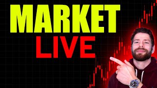 WILL GME & THE STOCK MARKET BOUNCE TO NVDA EARNINGS? LIVE TRADING