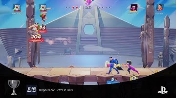 MultiVersus - Stealing a double ringout and getting a trophy