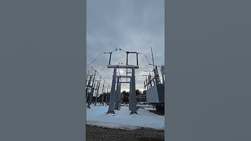 450 Megawatt 345kv power transformer "turning on" The biggest one in the state #shorts #substation