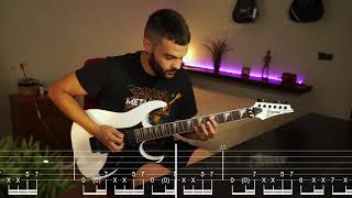 Måneskin - Zitti E Buoni (Eurovision 2021 Winner) - Guitar Cover - TABS ON SCREEN! | by @JaviAEP