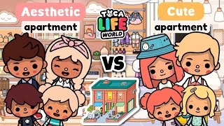 LOCAL APARTMENT IDEAS! 🔑💖😍|| Aesthetic vs Cute || Toca Life World
