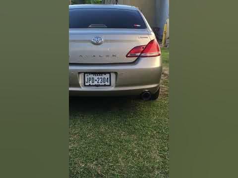 Toyota Avalon 2007 muffler delete resonator delete, 4 inch outlet tips