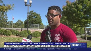 Amazon Fulfillment Center in Huntsville catches fire for second time in week