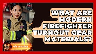 What Are Modern Firefighter Turnout Gear Materials? - Inside the Firehouse
