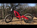 Tout terrain en moto lectrique  sur ron light bee 50cc enduro urbain